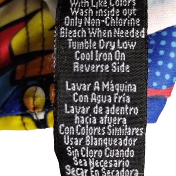 -211 OH SNAP! DRILL CLOTHiNG CO. BLUE COMIC BOOK PULL OVER, T-SHIRT Small - Picture 5 of 6